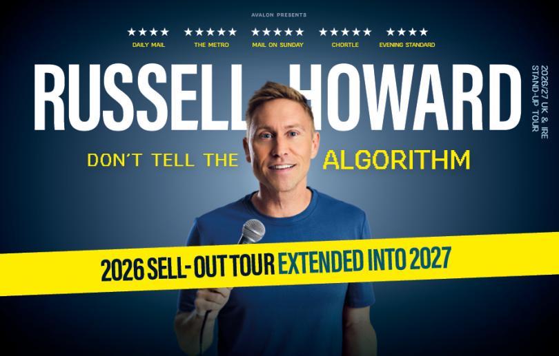 Russell Howard tour poster