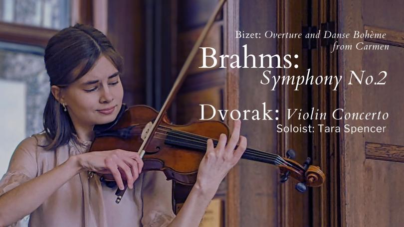 Tara Spencer playing violin