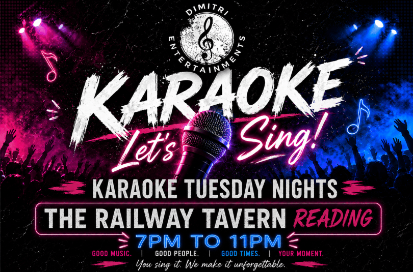 Dimitri Entertainments Tueday Karaoke Logo