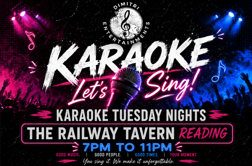 Dimitri Entertainments Tueday Karaoke Logo