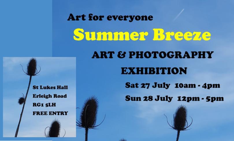 SUMMER BREEZE – an exhibition of art and photography at St Luke’s Hall