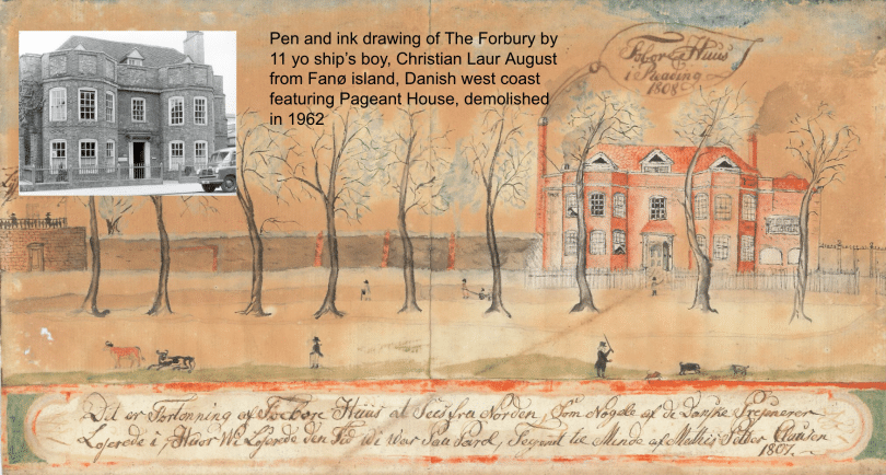 drawing of Pageant House