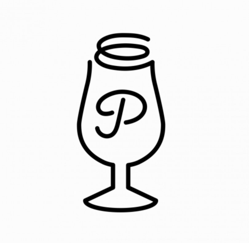 Protokoll's logo which is a beer glass with a capital letter P inside.