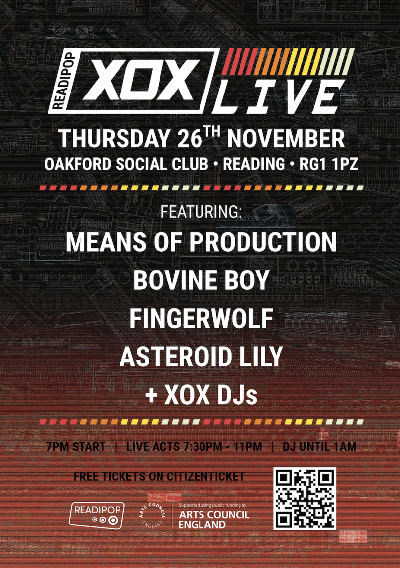 XOX LIVE November 2026 line-up