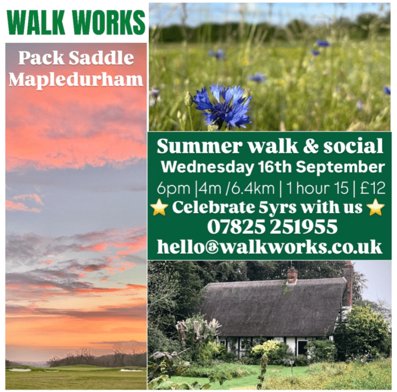Summer walk & social 6pm from The Pack Saddle