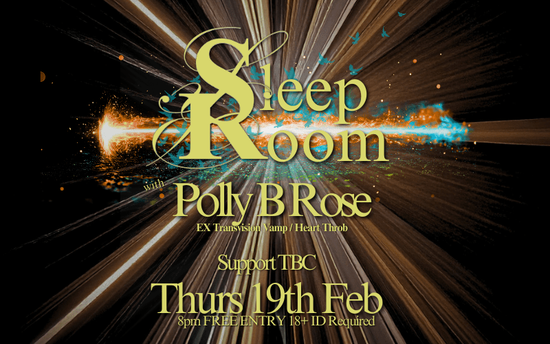 Reading's Sleep Room at The Purple Turtle  with Polly B Rose (Ex Transvision Vamp/Heart Throb)  FREE ENTRY