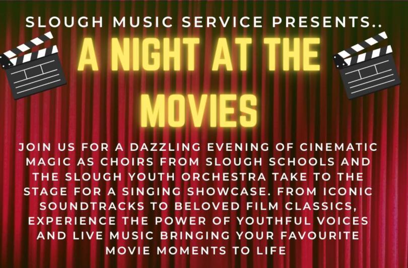 Slough Music Service: A Night At The Movies. June 2025 at The Hexagon