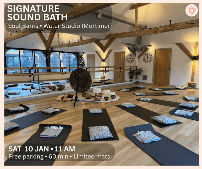 Image showing studio space with mats, blankets and head pillows