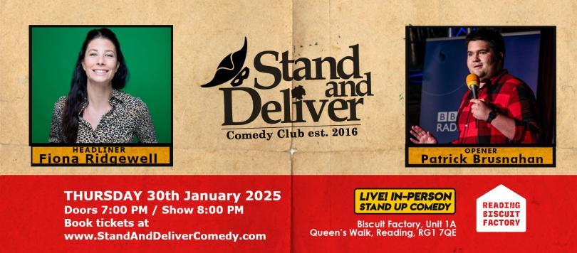Stand and Deliver January banner