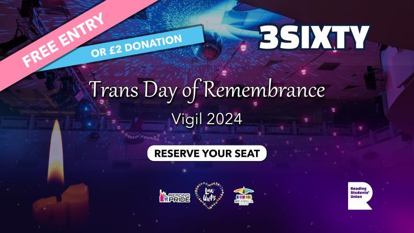 Trans Day of Remembrance 2024 at Reading Students Union