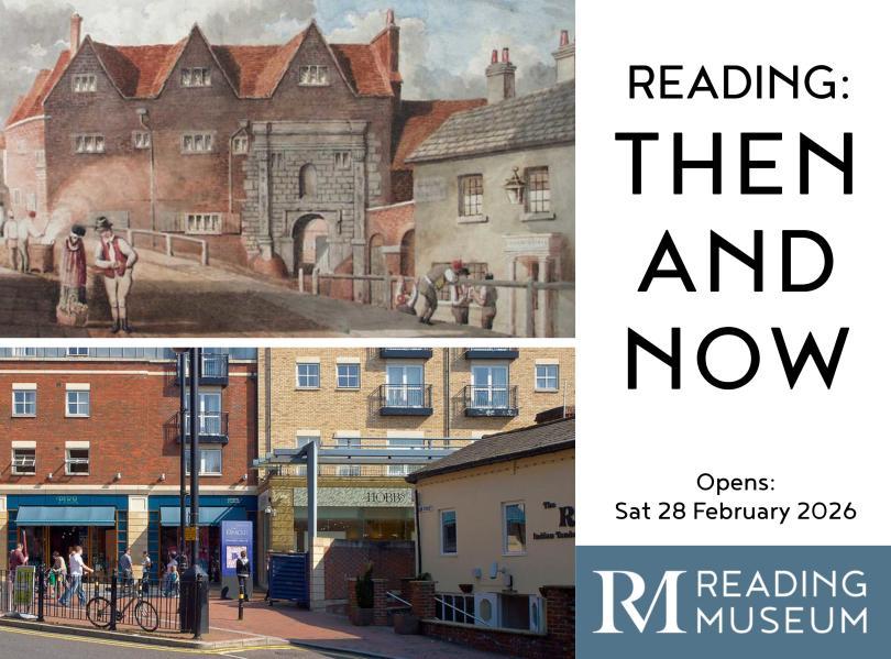 Images of Reading street in the present and in the pass 