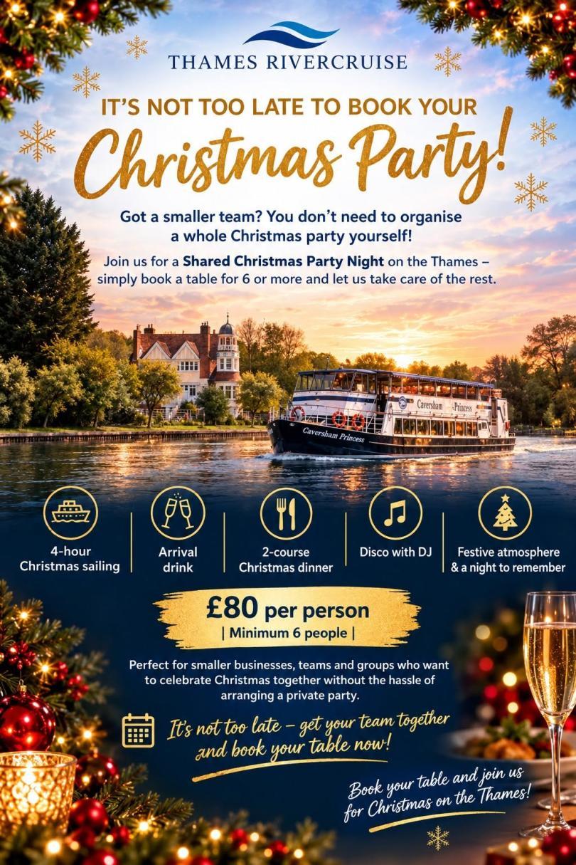 Picture of the boat and christmas decorations