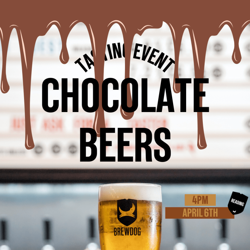 Poster showing chocolate dripping - with text describing the event.