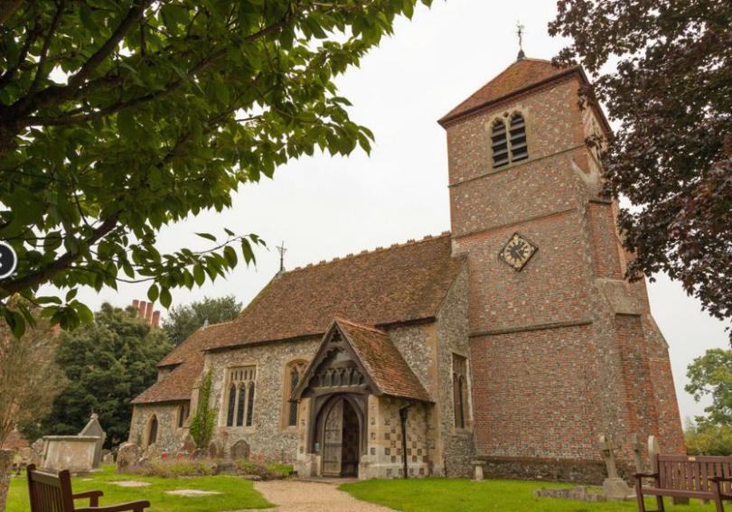 Church along the route - A Tranquil Thameside Walk West from Reading