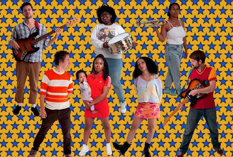 band member of the go team