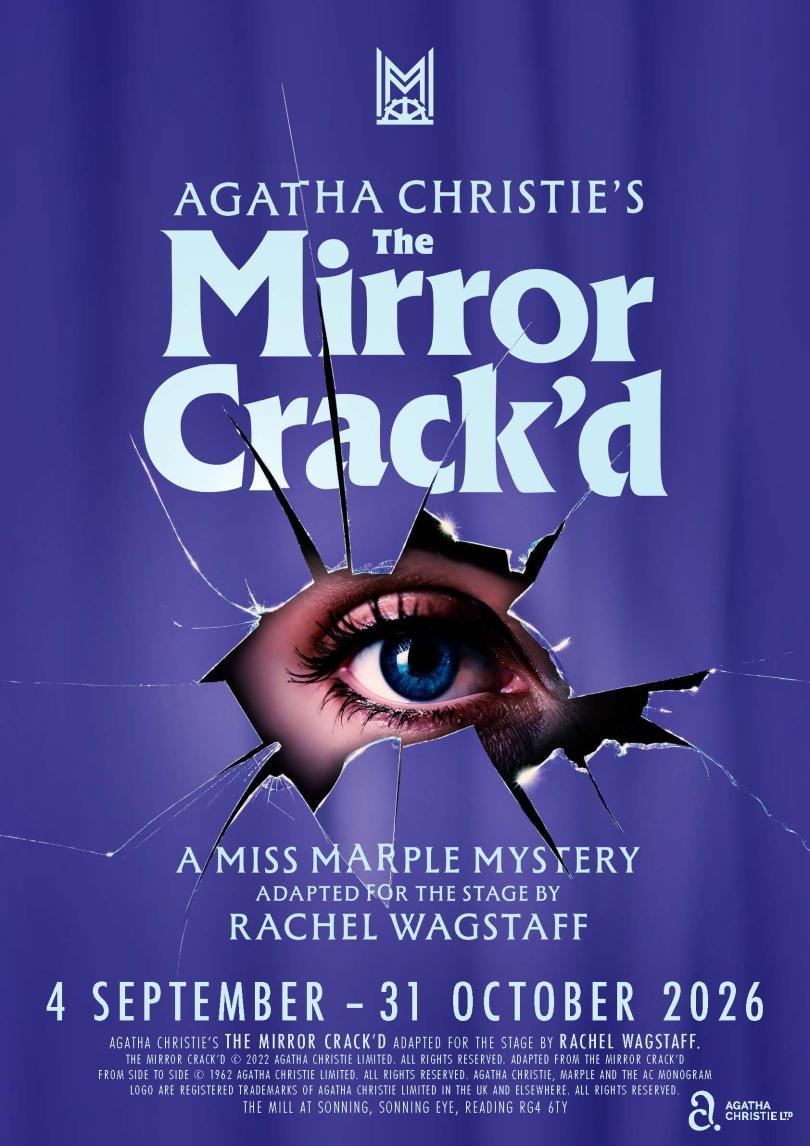 eye in middle of crack'd mirror