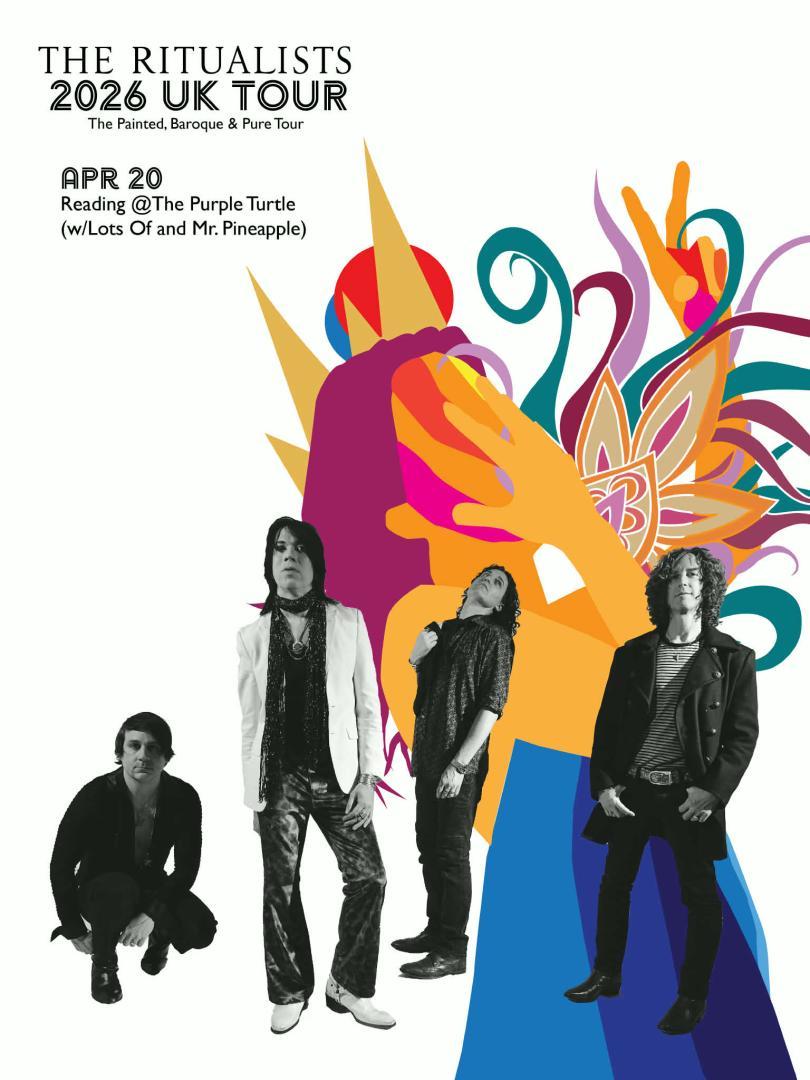 Turtle Underground Presents... @the_ritualists (USA) New York City-based "Gothic Art Rock" fusing elements of glam rock, post-punk, new wave, and 80s pop. with @lotsofband  @mr_pineapple_band 8PM FREE ENTRY / 18+ ID Required