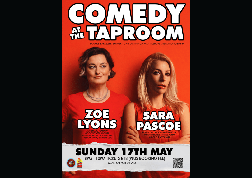 Comedy at the Taproom Sunday Showcase 2026 with Headliner Sara Pascoe & Zoe Lyons