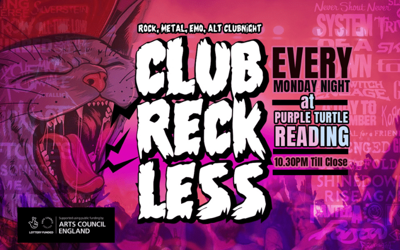 Club Reckless  Your weekly alternative music club night  Resident DJs playing Punk / Emo / Rock / Metal and more  10pm to 3am  FREE ENTRY / 18+ ID Required