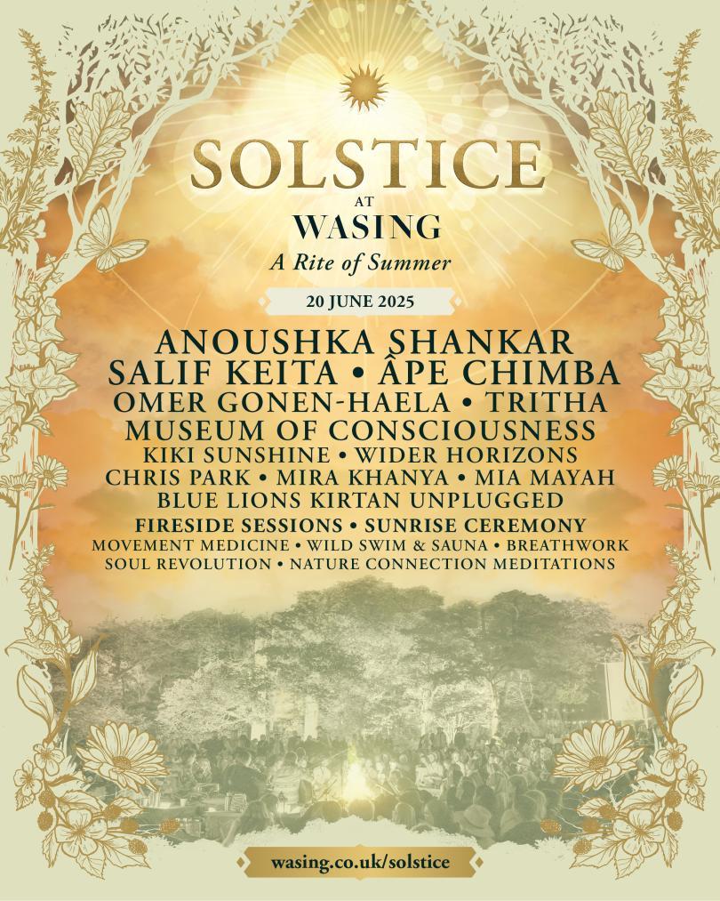 Solstice at Wasing logo and line-up