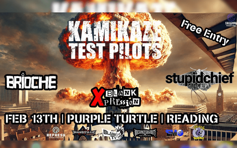 World Ender Bender Weekender Part 2 & 3 Kamikaze Test Pilots | UK Tour | Feb 2025 Special Guests: Brioche | StupidChief | Blank Xpression Purple Turtle | Reading | Free Entry 