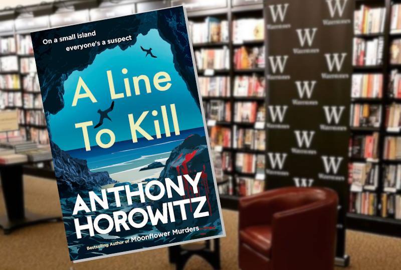Anthony Horowitz A Line To Kill at Reading Waterstones