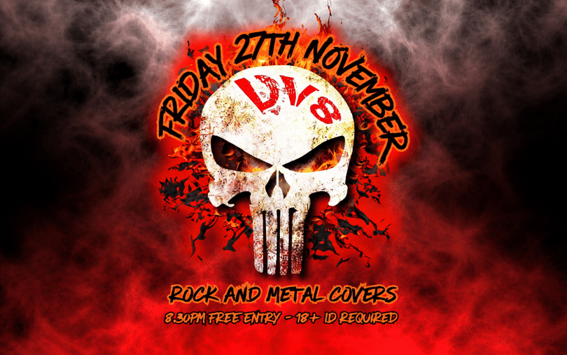 DV8  Rock and Metal Covers  FREE ENTRY // 18+ // ID Required