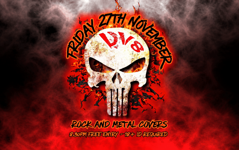 DV8  Rock and Metal Covers  FREE ENTRY // 18+ // ID Required