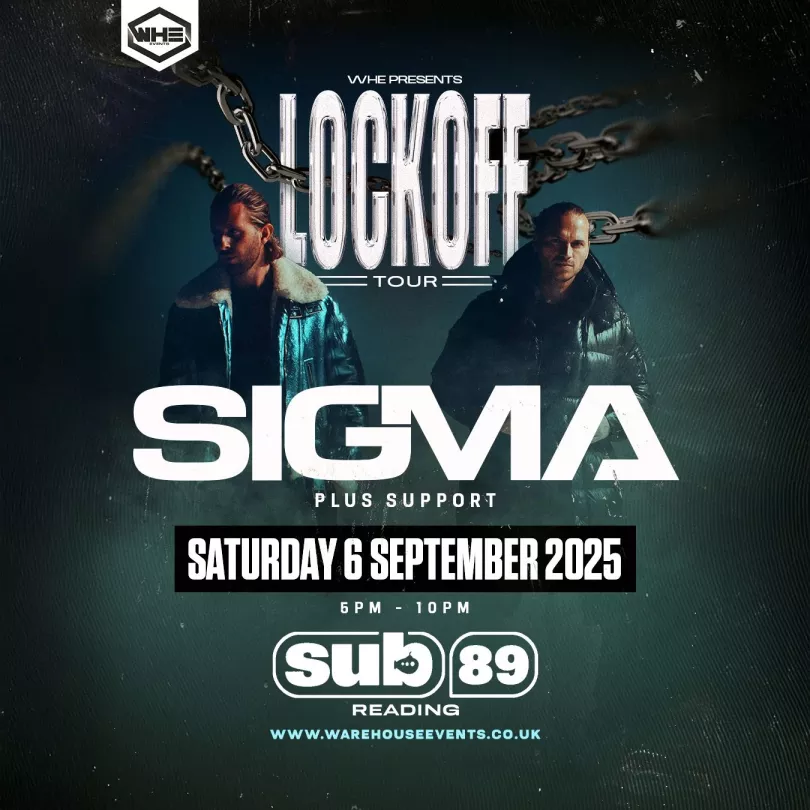 Sigma Lock Off Tour Promo Flyer