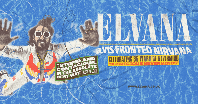 Elvis swimming underwater