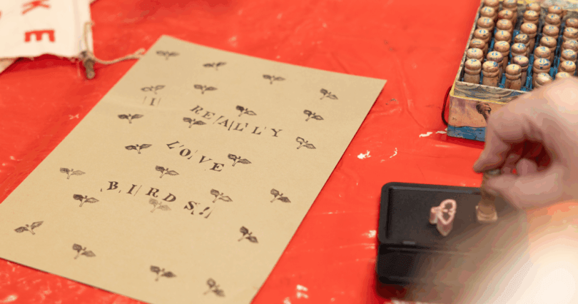 Poster making at The MERL