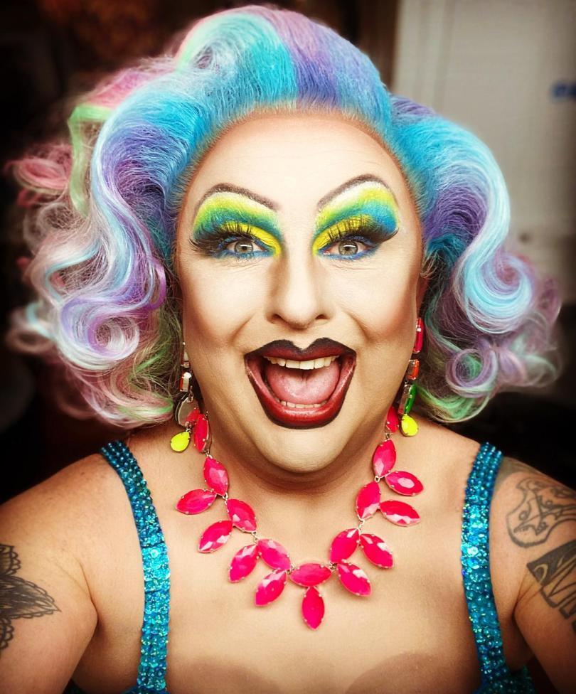 Betty Bangs in costume