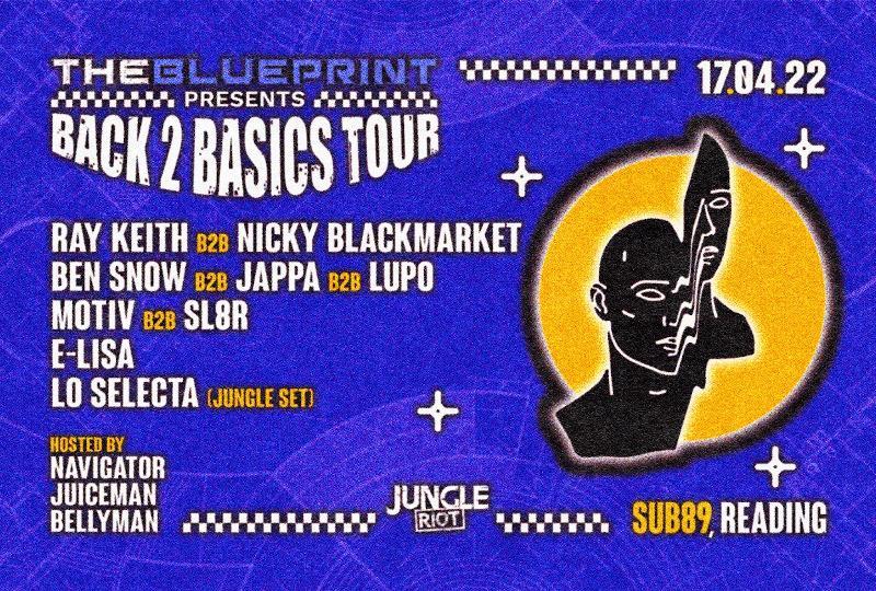 Blueprint Presents: Back2Basics Tour Easter Sunday £5 Rave