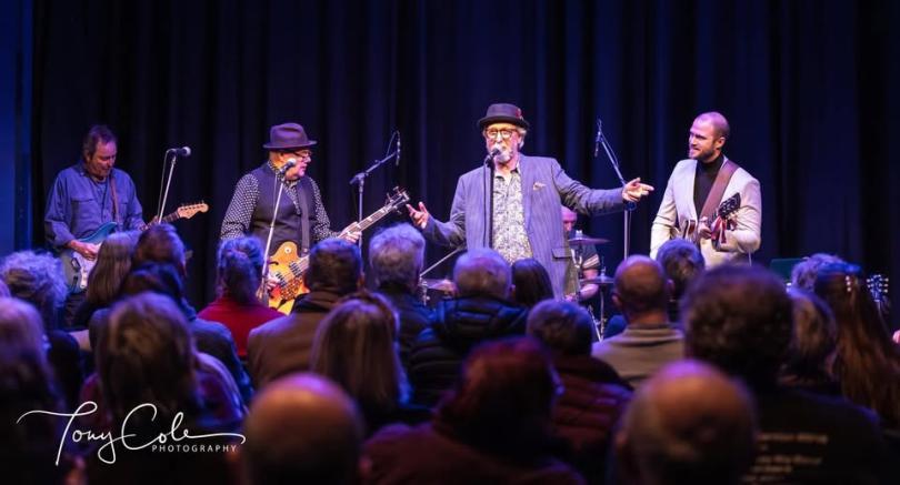 Blues band the Blues Cruise on stage