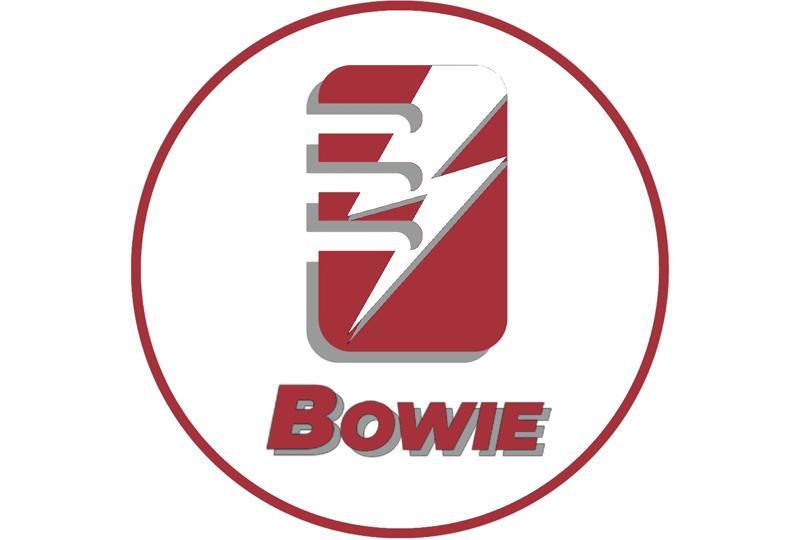 Bohemian night logo with a Bowie-style lightningh flash across it