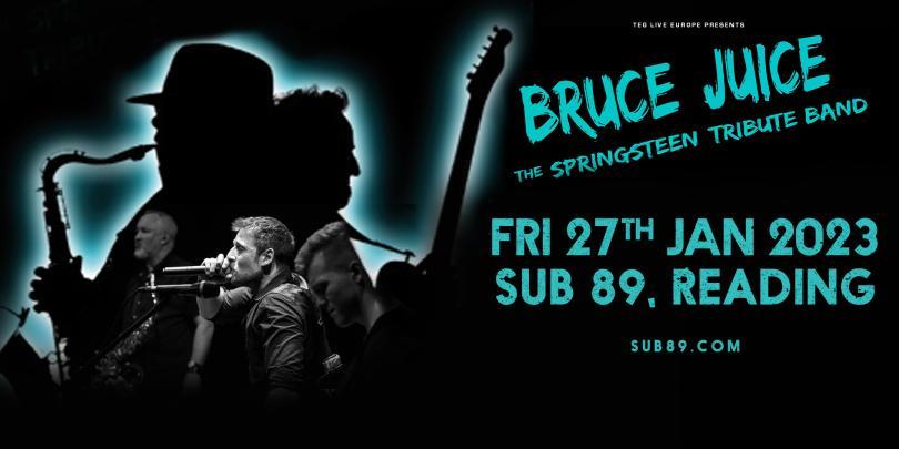 Poster for Bruce Juice Springsteen tribute band