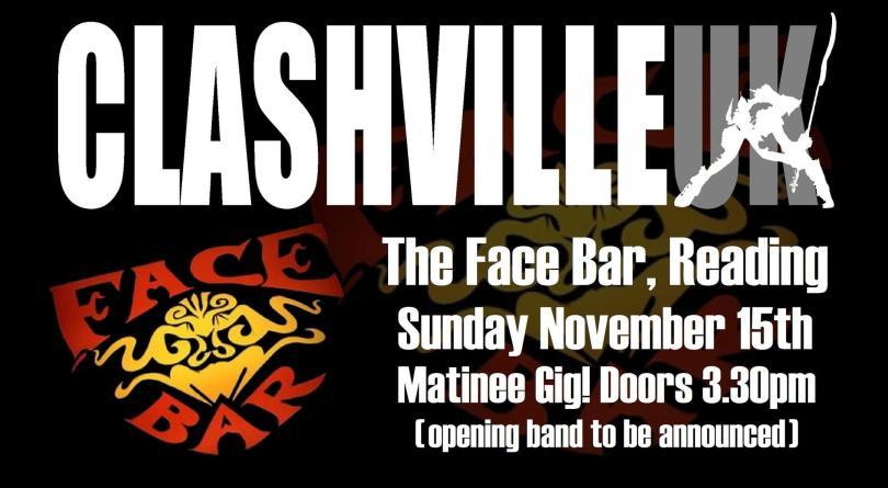 Logos for Clashville UK and the Facebar