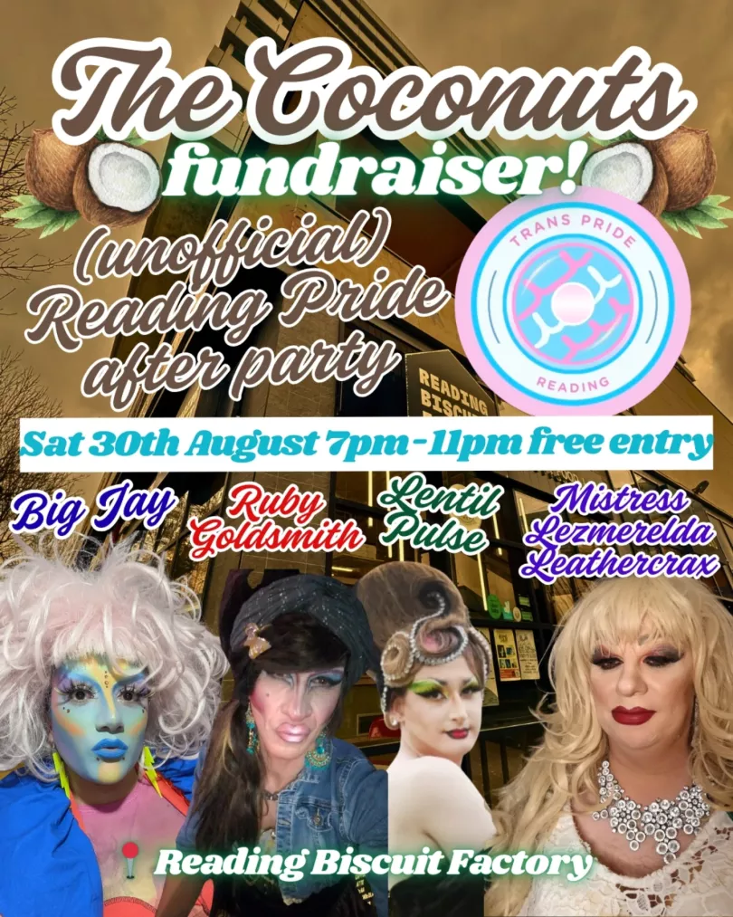 Four drag performers in full make-up