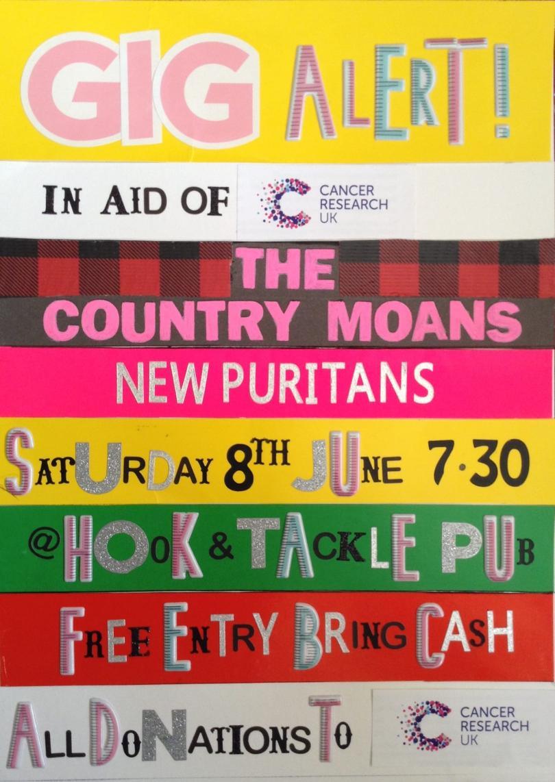 Gig for Cancer Research: The Country Moans & New Puritans