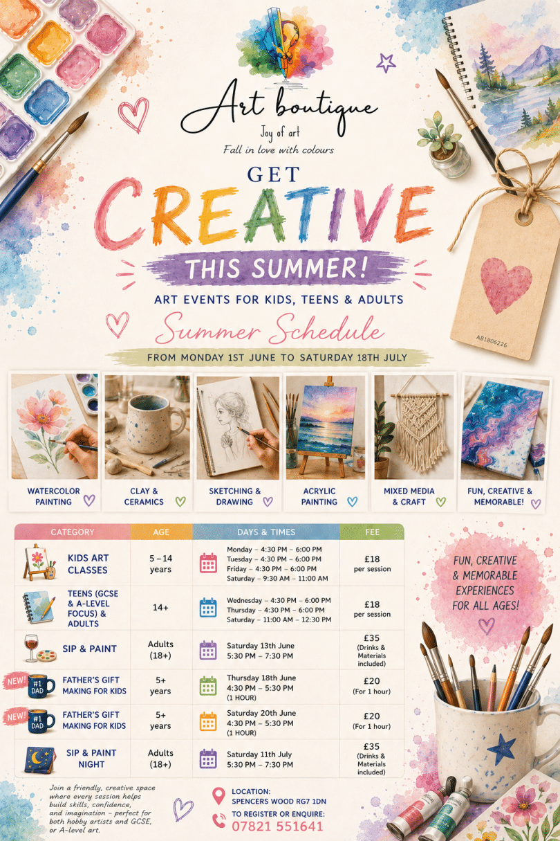 Summer events and Activity calendar 