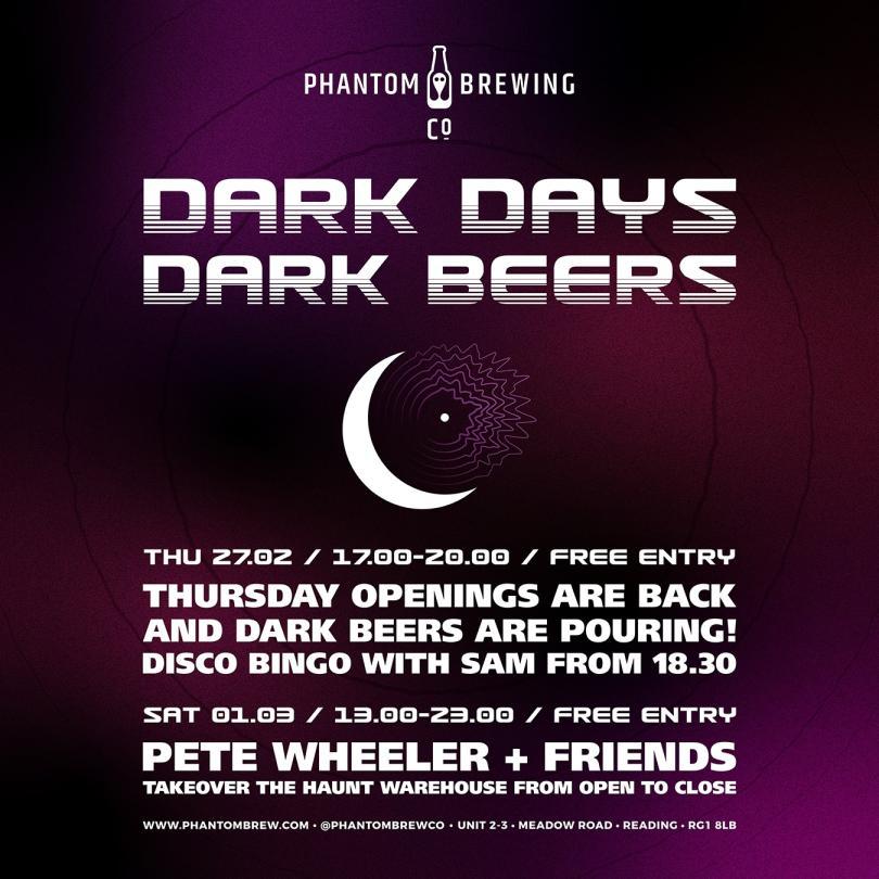 Dark Days, Dark Beers logo