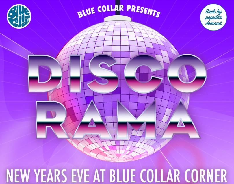 disco rama logo featuring a disco mirrorball