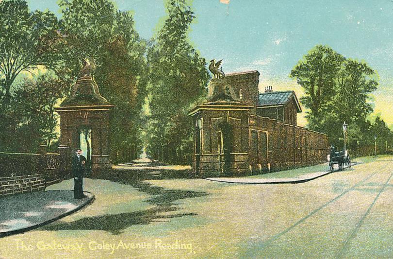 The gates to Yeomanry House 