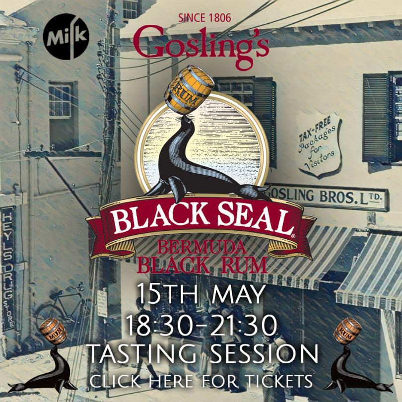 Goslings black seal rum night