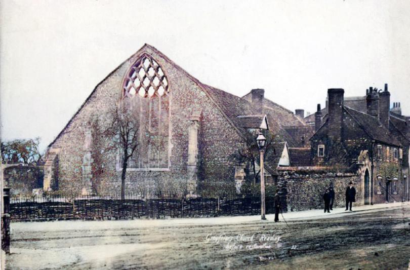 Greyfriars Church, about 1860