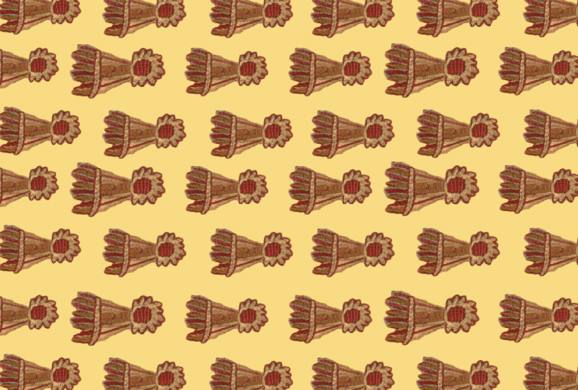 repeated Halley's Comet wallpaper design