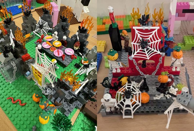 Halloween themed LEGO projects