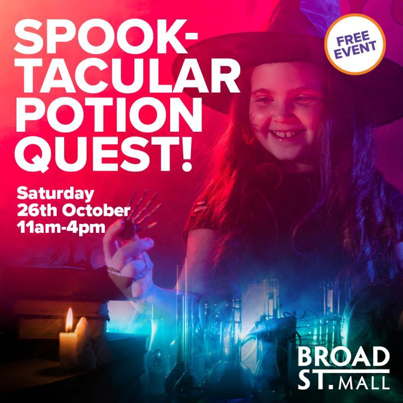 Girl dressed as a witch