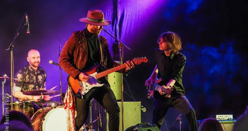 Blues band on stage