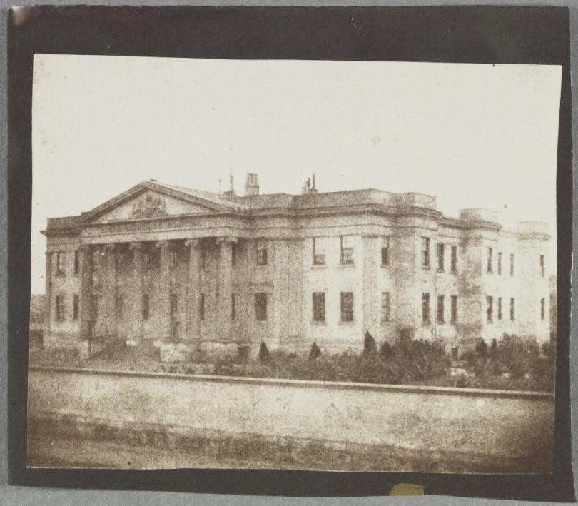 Royal Berkshire Hospital in 1845 shortly after opening